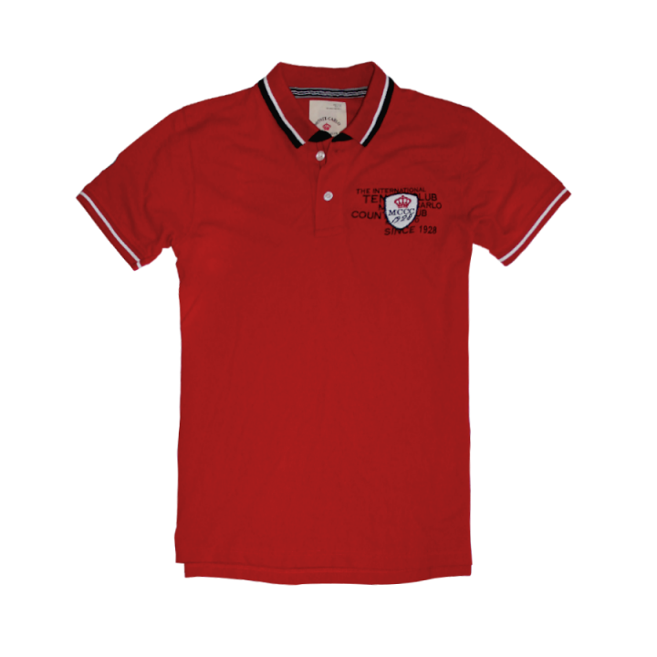 polo uomo rossa