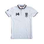 polo uomo white n